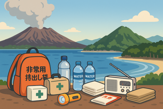 火山対策用のグッズ