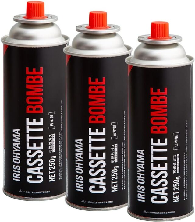 アイリスオーヤマのカセットボンベ：2種類の違い