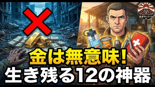 社会が崩壊した場合、金よりも価値が高くなる12の安価なアイテム