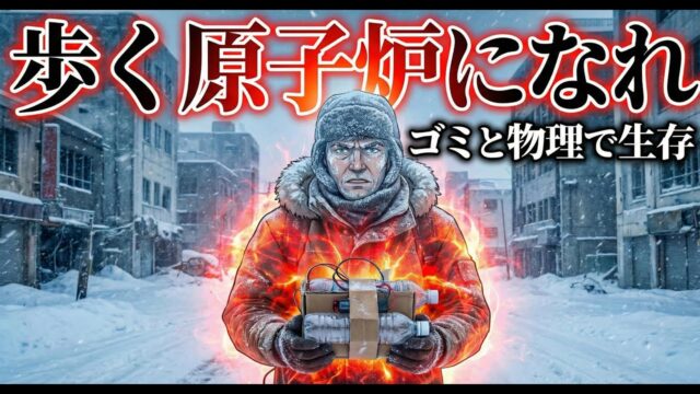 冬の日本列島で凍死しないための「ゴミと物理学」の極限生存術。