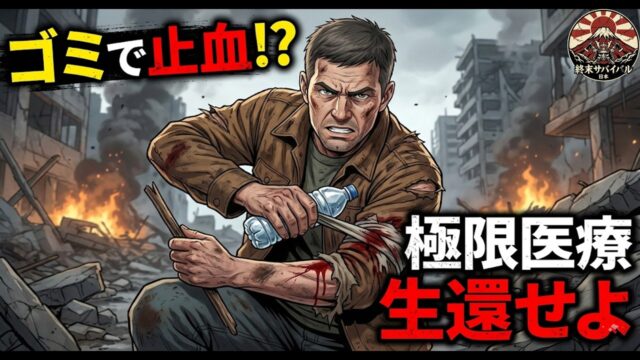 病院は消滅した。ゴミと物理学だけで出血を止め、地獄から生還する野戦医療
