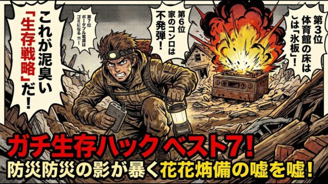 被災地で「ガチで生き残る」ための生存戦略ベスト7
