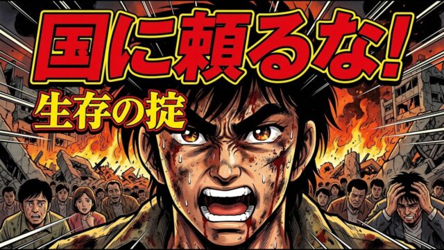 「国が助けてくれる」は命取り。巨大地震から家族を守るための残酷な真実